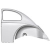 VWC-111-809-085-A - 111809085A - SWF - SILVER WELD-THROUGH QUALITY METAL - COMPLETE REAR QUARTER PANEL WITH INNER REAR FENDER AND BUMPER BRACKET MOUNT - LEFT - BEETLE 55-59 - SOLD EACH