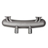 P-021-251-053-CDT - 1620604600 - SPORTS EXHAUST - WITH TWIN 76MM CENTER TAIL PIPES - CAN ONLY BE USED WITH 039-256-091-SIC HEAT EXCHANGERS - REAR VALANCE MOD'S REQUIRED - PORSCHE WITH 1.7-1.8 LITRE ENGINE - 914 69-76 - SOLD EACH