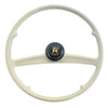 ACC-C15-3491 - NICE REPRODUCTION OF PETRI ROMETSCH STYLE STEERING WHEEL WITH HORN BUTTON - WITH SPLINES TO BEETLE OR GHIA TO 1959 - SOLD EACH
