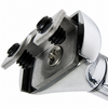 C11-5001-1-3 - UNIVERSAL 3 INCH ROUND - DRIP RAIL MOUNT MIRROR-STAINLESS STEEL HEAD & CHROME ARM-LEFT OR RIGHT (SEE SPECIAL NOTE ABOUT MOUNTING) - SOLD EACH