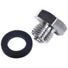 ACC-C10-5242 - 8856 - MAGNETIC OIL DRAIN PLUG WITH SEAL - ALL 25HP-1600CC BEETLE STYLE ENGINES - BEETLE 50-79 - GHIA 56-74 - BUS 50-71 - TYPE-3 62-73 - VW THING 69-79 - SOLD EACH