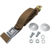 C13-18-1022 - EMPI - 2 POINT LAP BELT - UNIVERSAL 72 INCH TAN FOR ALL FRONT OR REAR - WITH PUSH BUTTON LATCH AND HARDWARE - MADE IN THE USA - SOLD EACH