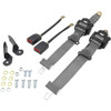 C13-18-1032 - EMPI - PAIR OF GREY 3 POINT RETRACTABLE EUROPEAN STYLE SEATBELTS - WITH BRACKETS & MOUNTING HARDWARE - BEETLE SEDAN 68-77 - SOLD SET C13-18-1032 - EMPI - PAIR OF GREY 3 POINT RETRACTABLE EUROPEAN STYLE SEATBELTS - WITH BRACKETS & MOUNTING HARDWARE - BEETLE SEDAN 68-77 - SOLD SET