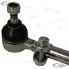 C13-22-2825 - COMPLETE CHROME TIE ROD ASSEMBLY - LEFT SIDE ONLY (SHORT) BEETLE/GHIA  60-68 - SOLD EACH