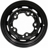 ACC-C10-6620-MB - STOCK 5X205MM 5 BOLT STEEL WHEEL - SEMI-GLOSS BLACK - 15X4-1/2 (3-3/4 INCH BACK SPACING) - BEETLE 52-67 - GHIA 56-65 - TYPE-3 62-65 - SOLD EACH