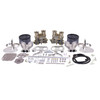 C13-43-7317 - EMPI GENUINE DUAL WEBER 40MM IDF CARBURETOR KIT WITH HEX BAR LINKAGE (VELOCITY STACKS NOT INCLUDED AS PICTURED) DUAL PORT ENGINE - WILL ONLY FIT 36HP STYLE FAN SHROUD (WILL NOT FIT WITH STOCK SHROUD) - SOLD KIT
