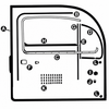 A48-8316-67 - COMPLETE DELUXE DOOR SEAL KIT LEFT & RIGHT (BOTH DOORS) WITH GERMAN DOOR SEALS AND WITH NEW TOOLING GERMAN TRIM FRAMES - BEETLE 1967 - SOLD EACH