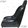 C13-62-2752 - RACE-TRIM SUSPENSION SEATS - IDEA FOR OFF-ROAD - SOLD EACH W/O ADAPTERS - ALL BLACK VINYL - SOLD EACH