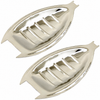 C13-6447 - EMPI - STAINLESS STEEL DOOR HANDLE GUARDS - BEETLE 60-67 - SOLD PAIR
