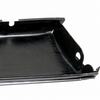 C13-6831-B - EMPI - 111-821-509 - 111821509 - MADE IN MEXICO - PAIR OF HEAVY-DUTY BLACK RUNNING BOARDS WITH 18MM CHROME MOLDING (25% HEAVIER THAN STANDARD MEX.) - LEFT AND RIGHT BEETLE 46-79 - SOLD PAIR