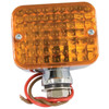 C13-9335 - MINI LIGHT WITH AMBER LENS - SIZE 2 1/2 X 1 3/4 X 2