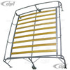 ACC-C10-3891 - 15-2012 - SILVER POWDER COATED ROOF RACK WITH WOOD SLATS - KNOCK DOWN DESIGN - BEETLE 46-77 - SOLD EACH