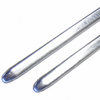 C16-113-555D - 113-853-555-D - 113853555D - GERMAN - BRIGHT ALUMINUM RUNNING BOARD MOLDING - 10MM WIDE - BEETLE 73-79 - SOLD PAIR