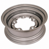 ACC-C10-6621-SMSL - STOCK SMOOTHIE 5X205MM 5 BOLT STEEL WHEEL - PAINTED SILVER - 15X5-1/2  (3-3/4 INCH BACK SPACING) HUBCAP SOLD SEPARATELY (1 INCH WIDER THEN STOCK CHECK CLEARANCE BEFORE ORDERING) - SOLD EACH