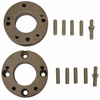 ACC-C10-6711 - EMPI 9500 - 4 BOLT VW WHEEL ADAPTERS TO 911 STYLE 5X130MM PATTERN - 1 INCH THICK (14MM STUDS INCLUDED - SPECIAL MOUNTING BOLTS SOLD SEPARATELY) SOLD PAIR