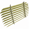 C21-0348-02 - VINTAGE STYLE ACCESSORY REAR WINDOW INTERIOR BLINDS / LOUVER SET - FITS INSIDE CAR - ASSEMBLY REQUIRED - BEETLE SEDAN 65-71 - SOLD EACH