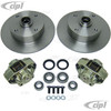 ACC-C10-4124 - DISC BRAKE COMPLETER KIT ALL BEETLE & GHIA - WITH YOUR CHOICE OF FRONT ROTORS - SOLD KIT