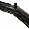C24-111-801-045-D - 111801045D - HEAVY-DUTY 16.25 LB EACH QUALITY HEATER CHANNEL - LEFT - BEETLE 46-68 - NEW TOOLING FROM KLOKKERHOLM OF DENMARK - BLACK OR GALVANIZED COATING MAY VARY - SOLD EACH
