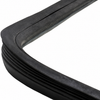 C24-113-845-321 - LEFT QUARTER WINDOW SEAL - BEETLE  SEDAN 52-64 WITH GROOVE GERMAN - MOLDED CORNERS - SOLD EACH