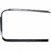 C24-113-853-321-CGR - 113853321C - GERMAN MADE WITH NEW TOOLING - OUTSIDE DOOR SCRAPER WITH ALUMINUM MOLDING TRIM - LEFT - BEETLE 52-64 - SOLD EACH