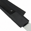 C24-113-853-321-DGR - 113853321D - GERMAN - OUTSIDE DOOR SCRAPER WITH ALUMINUM MOLDING/TRIM - LEFT - BEETLE 65-77 - SOLD EACH