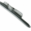 C24-113-853-321-DGR - 113853321D - GERMAN - OUTSIDE DOOR SCRAPER WITH ALUMINUM MOLDING/TRIM - LEFT - BEETLE 65-77 - SOLD EACH