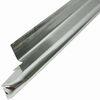 C24-113-853-322-CGR - 113853321C - GERMAN MADE WITH NEW TOOLING - OUTSIDE DOOR SCRAPER WITH ALUMINUM MOLDING TRIM - RIGHT - BEETLE 52-64 - SOLD EACH