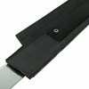 C24-113-853-322-D - 113853322D - NEW TOOLING GERMAN MADE - OUTSIDE DOOR SCRAPER WITH ALUMINUM MOLDING/TRIM - RIGHT - BEETLE 65-77 - SOLD EACH