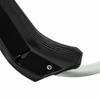 C24-113-853-322-DGR - 113853322D - GERMAN MADE - OUTSIDE DOOR SCRAPER WITH ALUMINUM MOLDING/TRIM - RIGHT - BEETLE 65-77 - SOLD EACH