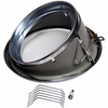 C24-211-941-038-C - (211941038C) EXCELLENT REPRODUCTION - RIGHT SIDE (LHD) USA STYLE HEADLIGHT ASSEMBLY WITH CLEAR GLASS - BUS 52-67 - (LIGHT BULBS SOLD SEPARATELY) - SOLD EACH