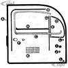 A48-8315-61-64 - COMPLETE DELUXE DOOR SEAL KIT FOR LEFT AND RIGHT DOORS - WITH GENUINE GERMAN OUTER DOOR SEALS AND GERMAN TRIM FRAMES - BEETLE 61-64 - SOLD KIT