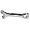 C26-413-040 - 111415371 - CHROME STEERING BOX PITMAN ARM - 28MM SHAFT WITH SMALL 17MM TIE-ROD HOLES FITS BEETLE / GHIA 46-65 - SOLD EACH