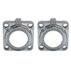 C26-520-201 - CHROME AXLE HOUSING BRG COVERS FOR SWINGAXLE TRANS ONLY - BEETLE/GHIA 61-67 - SOLD PAIR