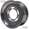 C26-620-402 - POLISHED BILLET ALUMINUM CENTER - WITH .190 GAUGE ALU. RIM - 15X6 INCH WIDE - 3.9 INCH BACKSPACE - SOLD EACH