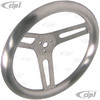 C26-840-040-1 - 13 INCH 3 SPOKE DISHED ALUMINUM STEERING WHEEL