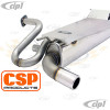 C31-251-303-042 - CSP PYTHON STAINLESS STEEL TUCK-UP MERGED HEADER AND MUFFLER SYSTEM - 42MM (1-5/8 INCH) O.D. - ALL TYPE-3  WITH 1600CC BASED ENGINE - SOLD EACH