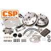 C31-499-356-5205B - CSP MADE IN GERMANY - FRONT DISC BRAKE KIT WITH SOLID ROTORS - WITH 5x205MM BOLT PATTERN - PORSCHE 356B 01/59-12/63 - SOLD KIT