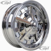 C32-4515SAS520514C - CIP EXCLUSIVE! - SUPER SLOT WHEEL W/CENTER CAP AND VALVE STEM - FULLY CHROMED FINISH - 15 INCH X 4.5 INCH WIDE - (BACKSPACING 3.89INCH ET+14) 5 BOLT X 205MM - BALL SEAT HARDWARE SOLD SEP. - SOLD EACH