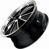 C32-BR1B-17 - BLACK BRM WHEEL -BUS 71-79 - VANAGON 80-92 - 17 IN. x 7 IN. WIDE (5X112MM) - ET40 - CENTER CAP AND MOUNTING HARDWARE IS SOLD SEPARATELY - SOLD EACH