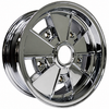 C32-BR6C - BRM REPLICA CHROMED 5 SPOKE WHEEL - 15 IN. x 6.5 IN. WIDE - WIDE 5 BOLT PATTERN (5x205MM) CENTER CAP AND MOUNTING HARDWARE IS SOLD SEPARATELY - SOLD EACH