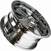 C32-BR6C - BRM REPLICA CHROMED 5 SPOKE WHEEL - 15 IN. x 6.5 IN. WIDE - WIDE 5 BOLT PATTERN (5x205MM) CENTER CAP AND MOUNTING HARDWARE IS SOLD SEPARATELY - SOLD EACH