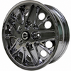 C32-COS-5515-C - COSMIC ROAD WHEEL - FULL CHROME FINISH - 15 INCH X 5.5 INCH WIDE - 5 BOLT X 130MM PATTERN - BEETLE 68-79 / GHIA 68-74 / TYPE-3 66-73 - HARDWARE SOLD SEP. - SOLD EACH