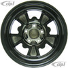 C32-E251B - 5 SPOKE ALUMINUM WHEEL - BLACK - 5.5 INCH WIDE X 15 INCH DIA. - 5X112MM BUS 71-79 BOLT PATTERN WITH CENTER CAP - USES 60% ACORN HARDWARE - HARDWARE SOLD SEPARATELY - SOLD EACH