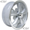 C32-E251S - 5 SPOKE ALUMINUM WHEEL - SILVER - 5.5 INCH WIDE X 15 INCH DIA. - 5X112MM BUS 71-79 BOLT PATTERN WITH CENTER CAP - USES 60% ACORN HARDWARE - HARDWARE SOLD SEPARATELY - SOLD EACH