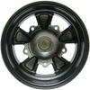 C32-E252B - (SIMILAR TO EMPI 9690) - BLACK 5 SPOKE ALUMINUM WHEEL - 5.5 INCH WIDE X 15 INCH DIA. (4" BACKSPACING) - 5X205MM PATTERN WITH CENTER CAP - USES 60% ACORN HARDWARE - HARDWARE SOLD SEPARATELY - SOLD EACH