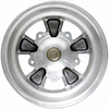 C32-E252P - FULLY POLISHED 5 SPOKE ALUMINUM WHEEL - 5.5 INCH WIDE X 15 INCH DIA. (3-3/4" BACKSPACING) - 5X205MM PATTERN WITH CENTER CAP - USES 60% ACORN HARDWARE - HARDWARE SOLD SEPARATELY - SOLD EACH