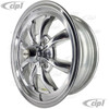 C32-E28P - FULLY POLISHED 8 SPOKE ALUMINUM WHEEL - 5.5 INCH WIDE X 15 INCH DIA. WITH 4.6 IN. BACKSPACE - 4X130MM BOLT PATTERN - CENTER CAP & VALVE STEM INCLUDED - USES 60% ACORN HARDWARE - HARDWARE SOLD SEPARATELY - SOLD EACH