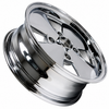 C32-EIC-C - 4 SPOKE IRON CROSS WHEEL W/CENTER CAP - CHROMED - 15 INCH X 5.5 INCH WIDE (3 7/8 INCH BACKSPACE) - 4 BOLT X 130MM - BEETLE 68-79 / GHIA 68-74 / TYPE-3 66-73 - HARDWARE SOLD SEP. - SOLD EACH