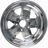 C32-FU452C - ( 9677 ) - 911 STYLE 5 SPOKE ALUMINUM WHEEL - FULLY CHROMED - 4.5 INCH WIDE X 15 INCH DIA. - 5X130MM BOLT PATTERN (4-1/8 INCH BACKSPACE) - CENTER CAP AND HARDWARE SOLD SEPARATELY - SOLD EACH