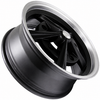 C32-RD52MBMS-17 - MATTE BLACK WITH SILVER LIP - RADER WHEEL - RADER STYLE WHEEL - 17 INCH X 7 INCH - ET40 - 5 X 205MM BOLT WHEEL - SOLD EACH